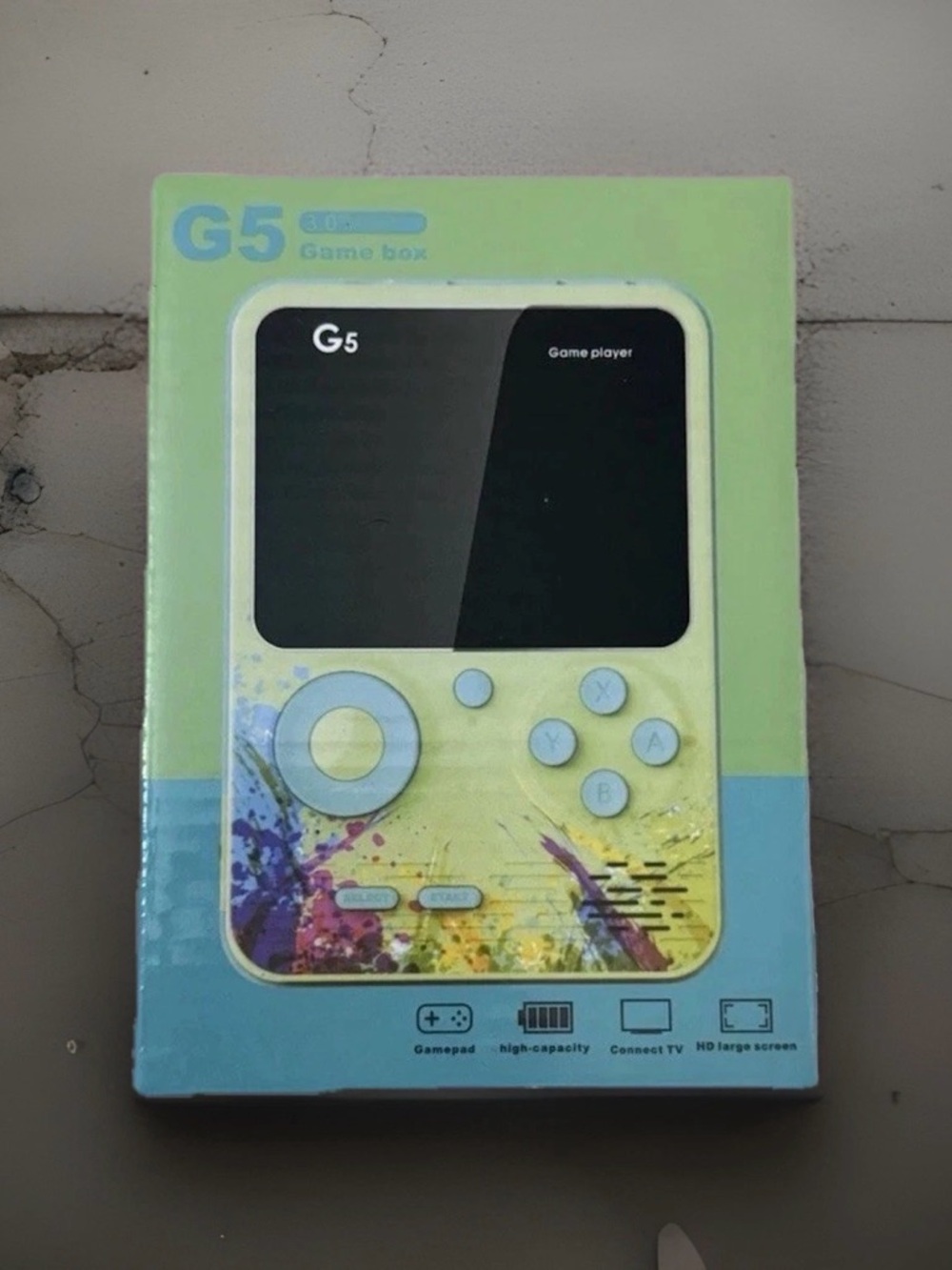 Handheld Game Console - Yellow and Blue